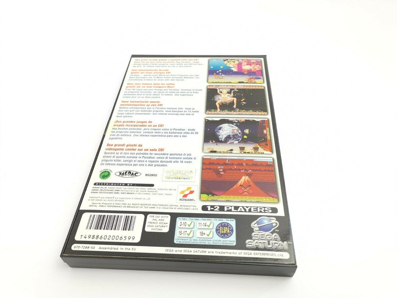 Sega Saturn game "Parodius" Pal | Original packaging | SegaSaturn Ss
