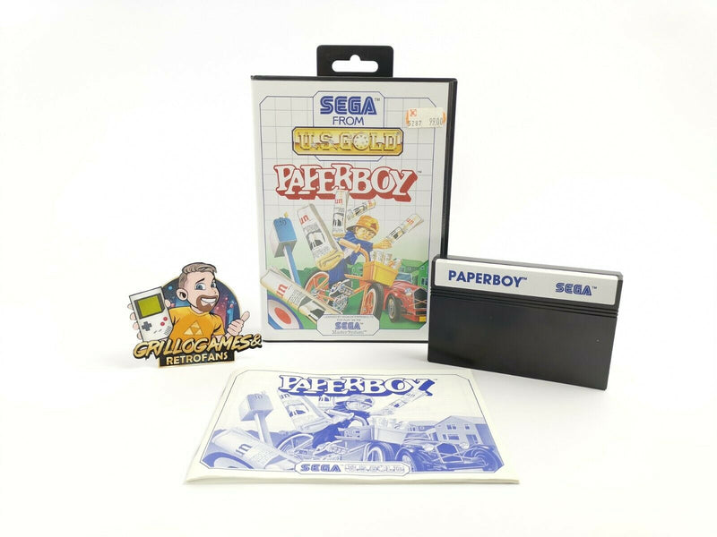 Sega Master System game "Paperboy" MasterSystem | Paper Boy | Original packaging | PAL
