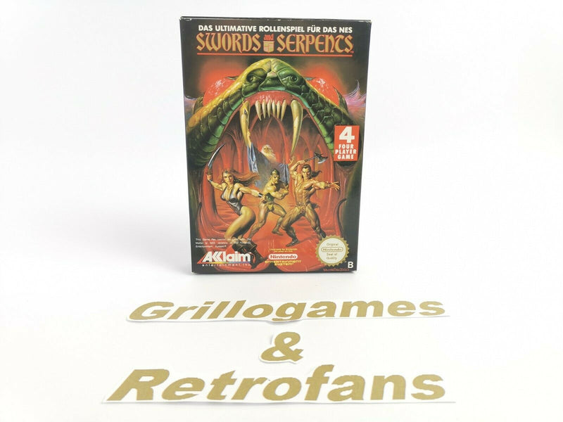 Nintendo Entertainment System Spiel " Swords and Serpents " | Nes | Ovp