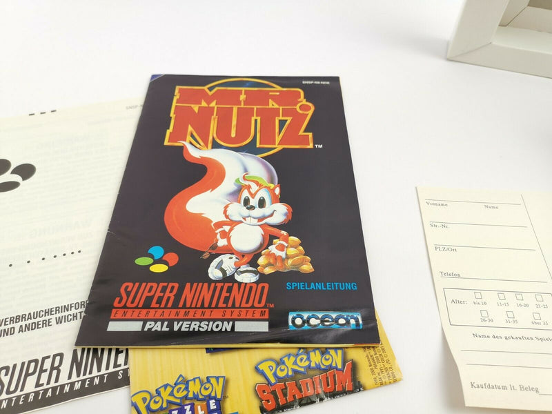 Super Nintendo Spiel " Mr. Nutz " Snes | Ovp | Pal