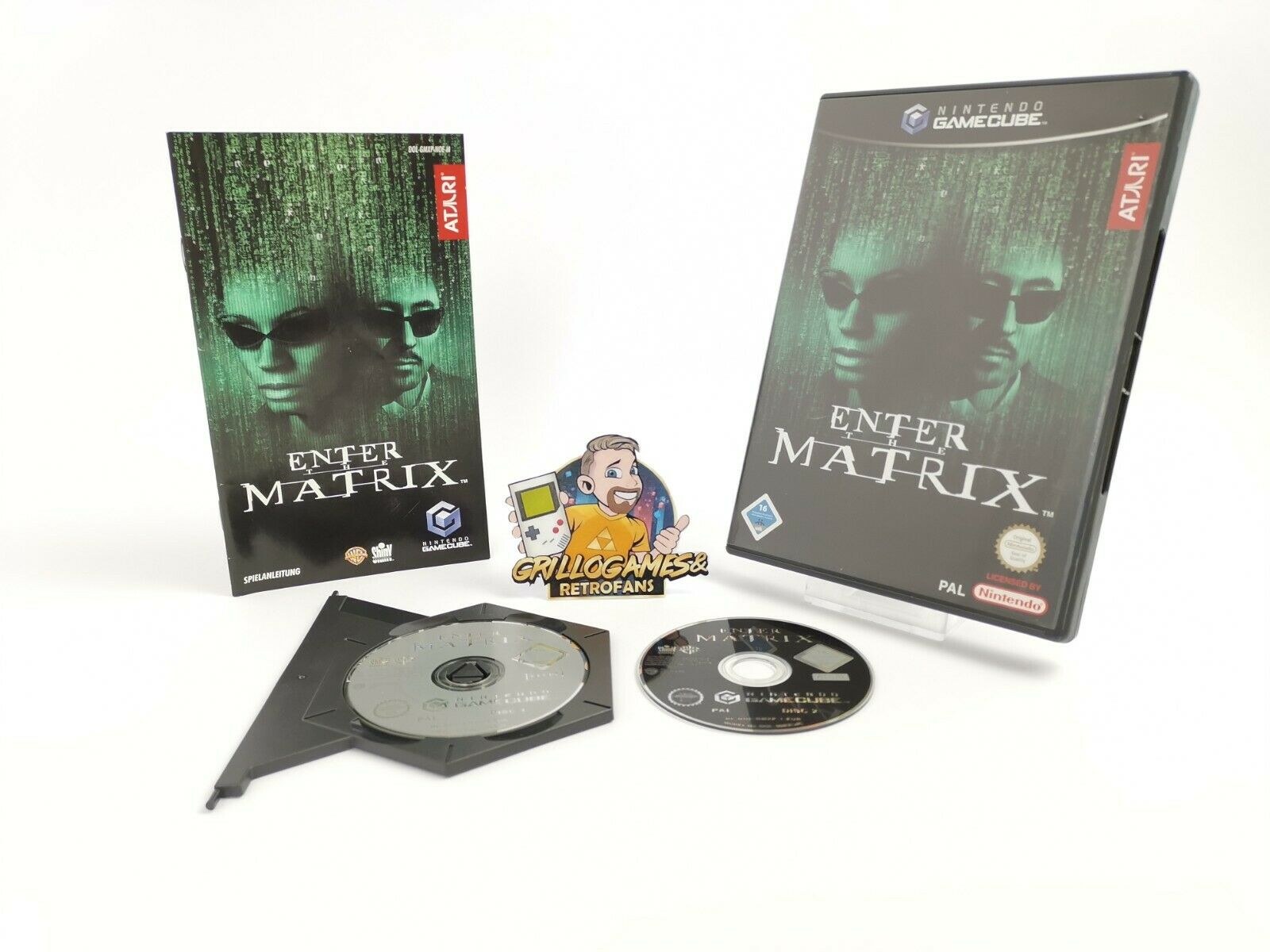 Nintendo Gamecube Spiel " Enter The Matrix " Game Cube | OVP | dt. Pal