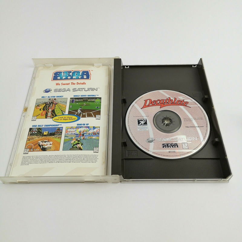 Sega Saturn Spiel " Decathlete Sega Sports " SegaSaturn | OVP | NTSC-U/C USA