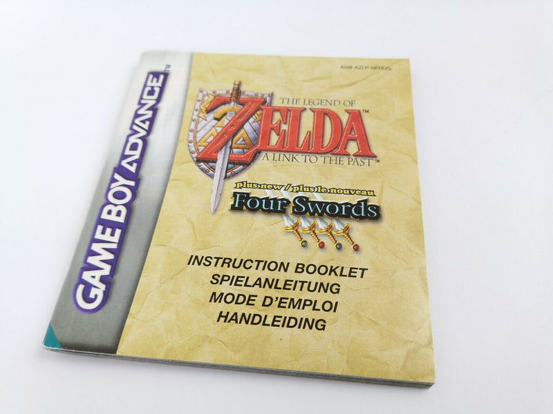 Nintendo Gameboy Advance Spiel " The Legend of Zelda a link to the Past " Ovp