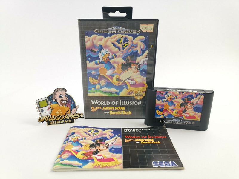Sega Mega Drive Spiel " World of Illusion Starring Mickey Mouse and Donald Duck