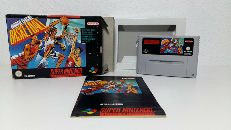 Super Nintendo Spiel " World League Bastketball " / Snes