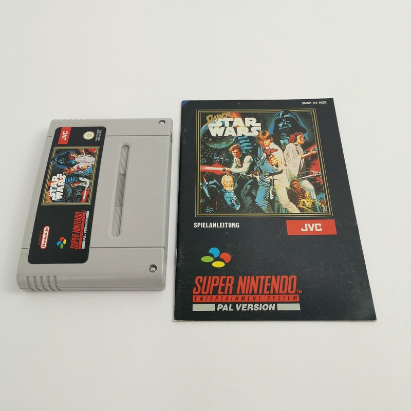 Super Nintendo Spiel " Super Star Wars + Anleitung / Manual " SNES | Modul | NOE