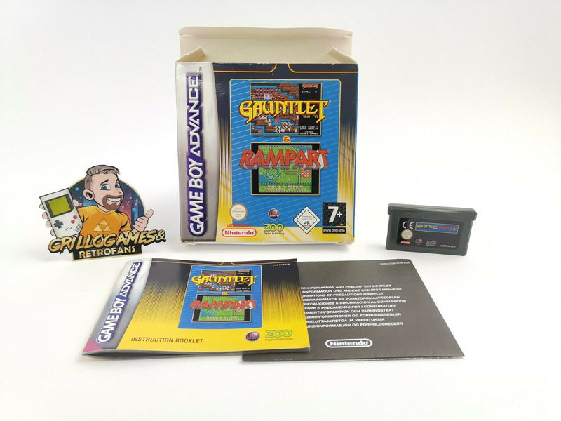 Nintendo Gameboy Advance Spiel " Gauntlet & Rampart " GBA | Ovp | Pal