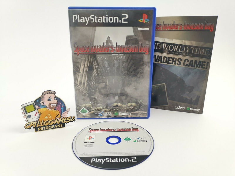 Sony Playstation 2 Spiel " Space Invaders Invasion Day " Ps2 | Pal | Ovp