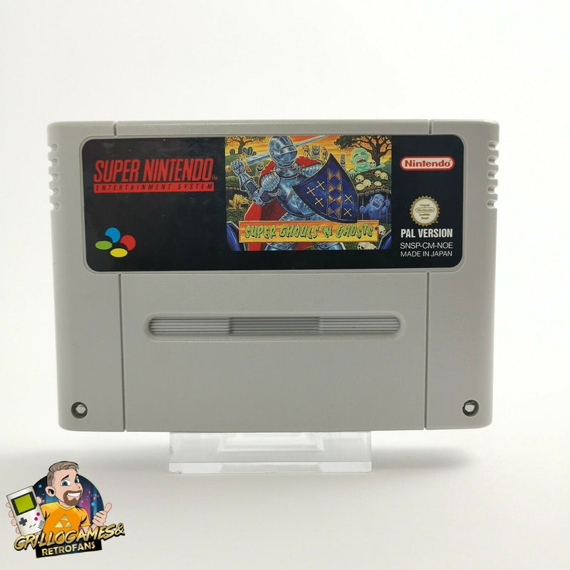 Super Nintendo Spiel " Super Ghouls n Ghost " SNES | Modul Cartridge | PAL NOE