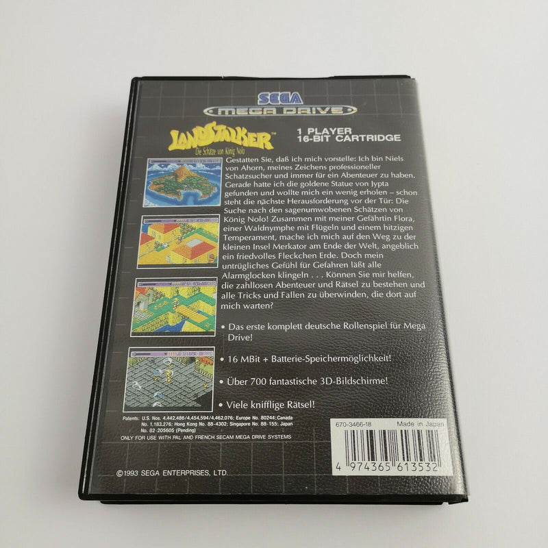 Sega Mega Drive Spiel " Landstalker Die Schätze von König Nolo " MD | OVP | PAL