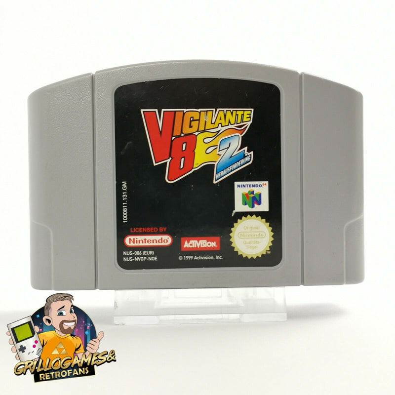 Nintendo 64 Game "Vigilante 8 Challenge 2" N64 Module Cartridge PAL NOE