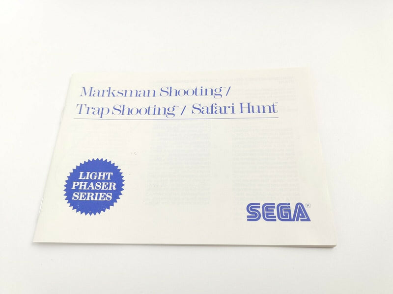 Sega Master System Spiel " Marksman Shooting / Trap Shooting / Safari Hunt " ovp