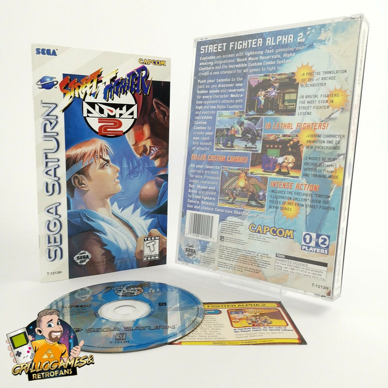 Sega Saturn game "Street Fighter Alpha 2" SegaSaturn | Original packaging | NTSC-U/C USA
