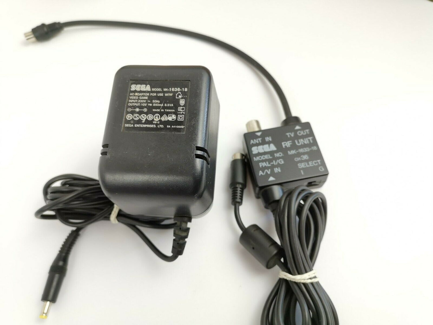 Sega Mega Drive II 2 Konsolen Bundle mit 2 Controllern, Kabeln und 6 Spielen |MD