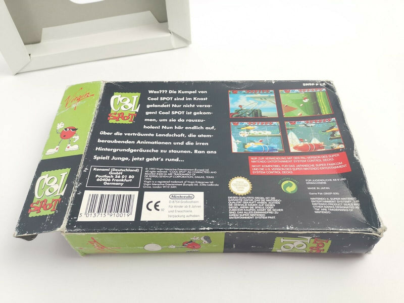 Super Nintendo Spiel " Cool Spot " Snes | Ovp | Pal