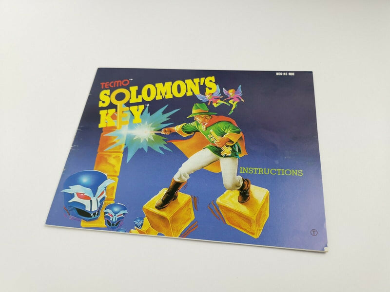 Nintendo Entertainment System Game "Solomon's Key" NES | Original packaging | Pal-B NOE