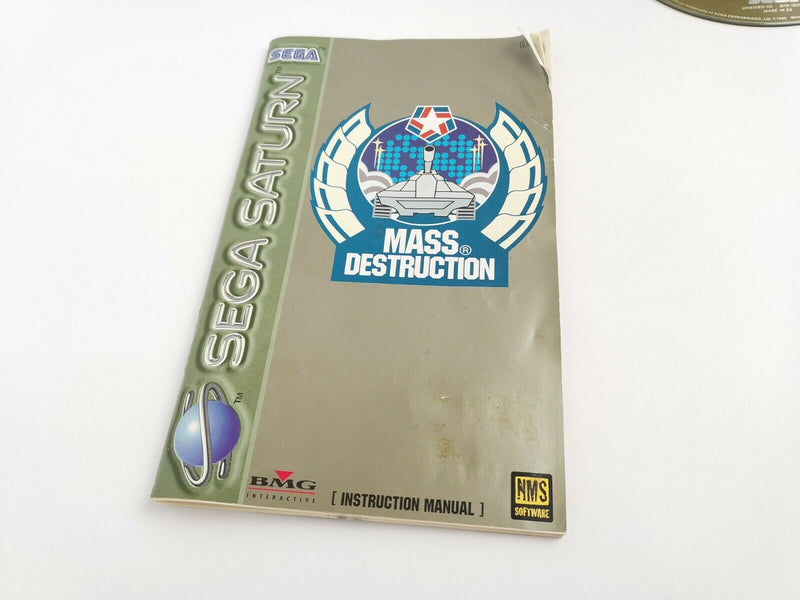 Sega Saturn Spiel " Mass Destruction " Pal | Ovp | Ss SegaSaturn