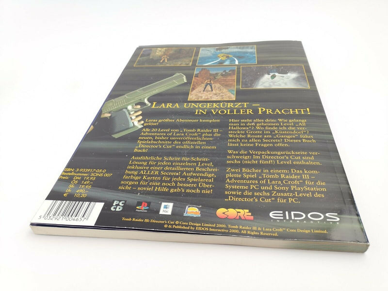 Tomb Raider III 3 Adventures of Lara Croft The Official Walkthrough Book |PS1 |Guide