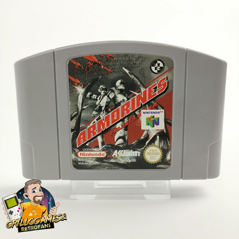 Nintendo 64 Spiel " Armorines: Project S.W.A.R.M  " N64 / N 64 | Modul | PAL EUR