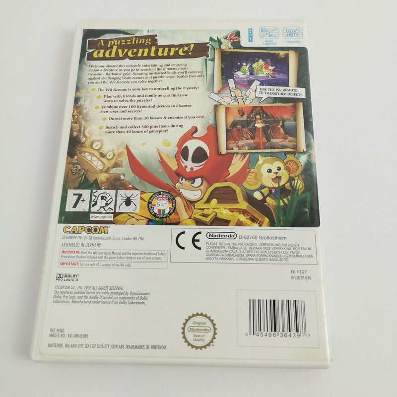 Nintendo Wii game "Zack &amp; Wiki Quest for Barbaros Treasure" OVP | PAL UKV