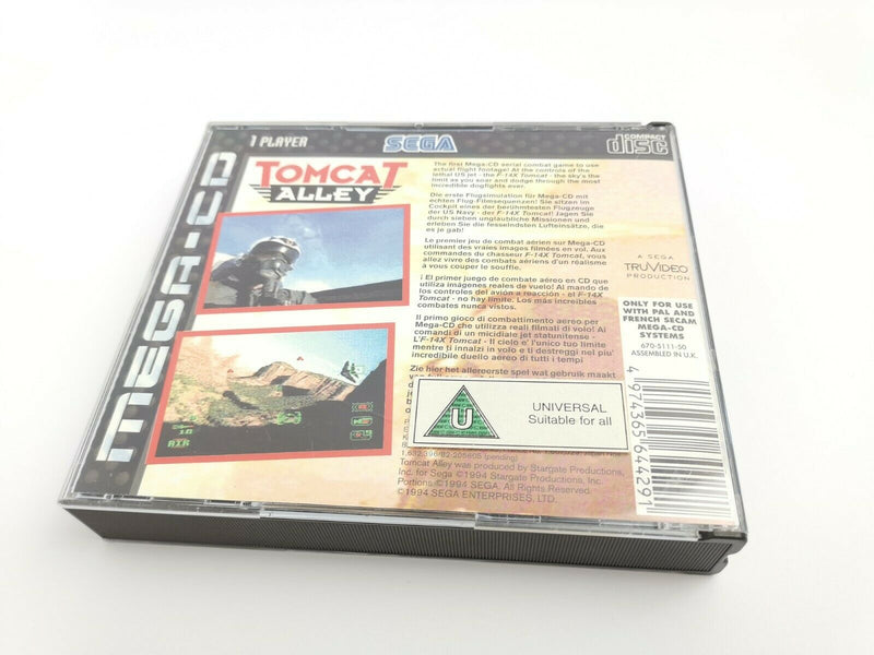 Sega Mega CD game "Tomcat Alley" Mega CD | Original packaging | Pal