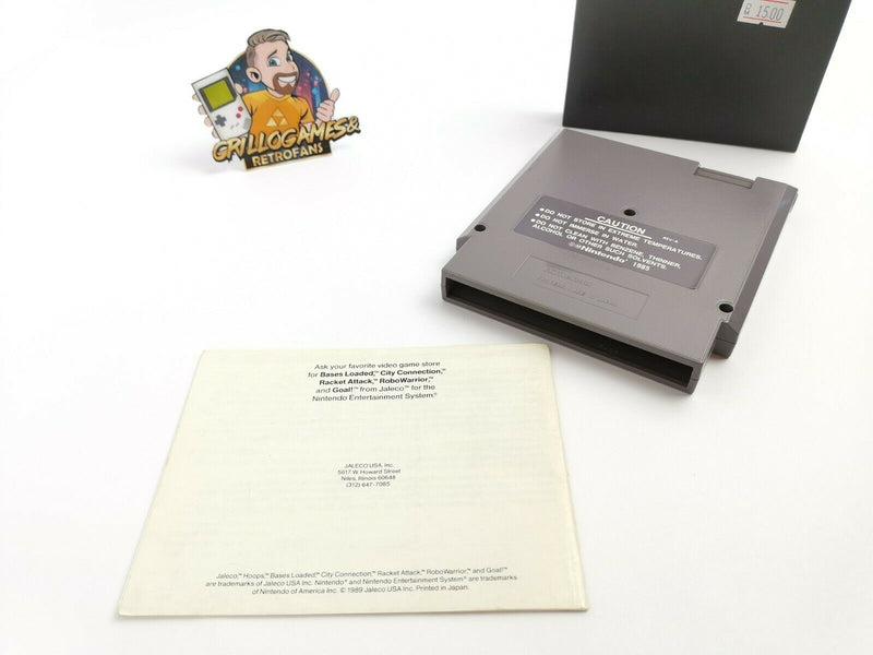 Nintendo Entertainment System game "Hoops" NES | Module | Ntsc USA