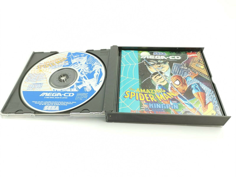 Sega Mega CD Spiel " The Amazing Spider-Man vs.The Kingpin " Pal | Ovp Spiderman
