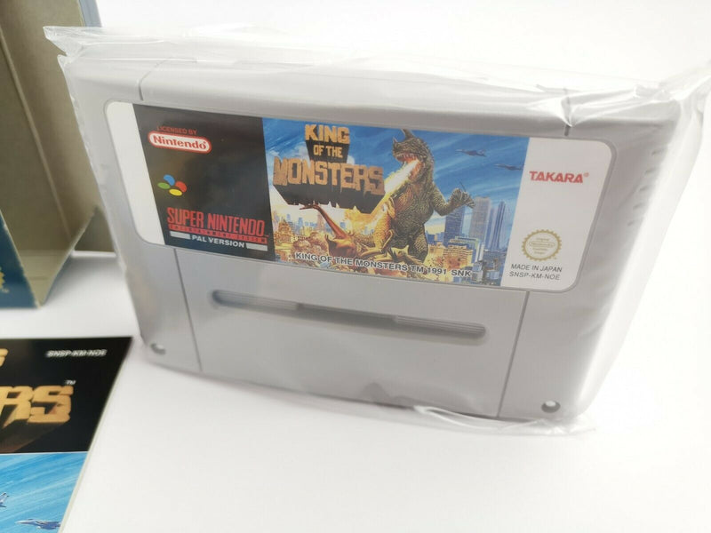 Super Nintendo Spiel " King of the Monsters " Snes | Ovp | Pal | CIB |