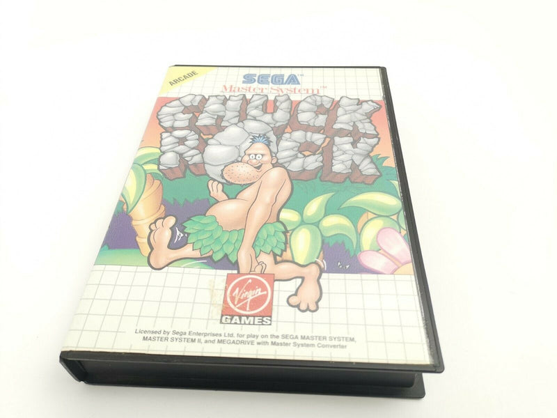 Sega Master System Spiel " Chuck Rock " Ovp | Pal | MS
