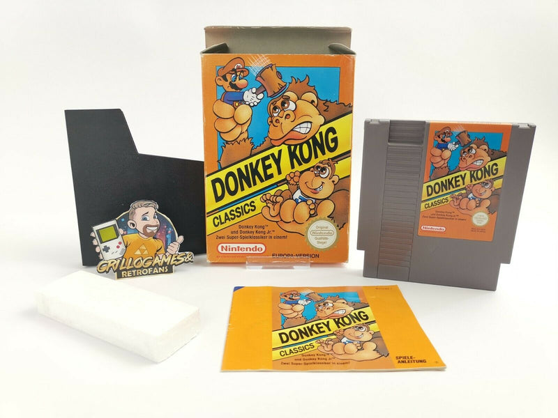 Nintendo Entertainment System Game "Donkey Kong Classics" Nes | Original packaging | Pal B