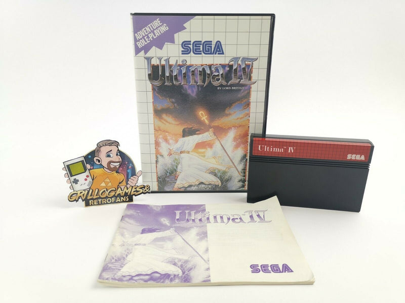 Sega Master System game "Ultima IV 4" original packaging | Pal | MS