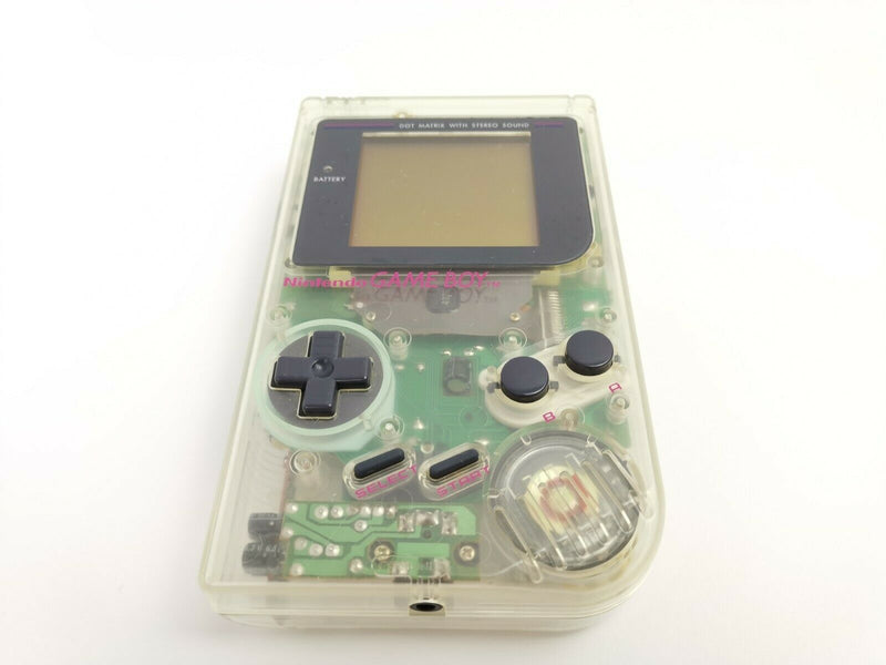 Nintendo Gameboy Classic Transparent Console Bundle, 6 Games &amp; Crytal Case [5]