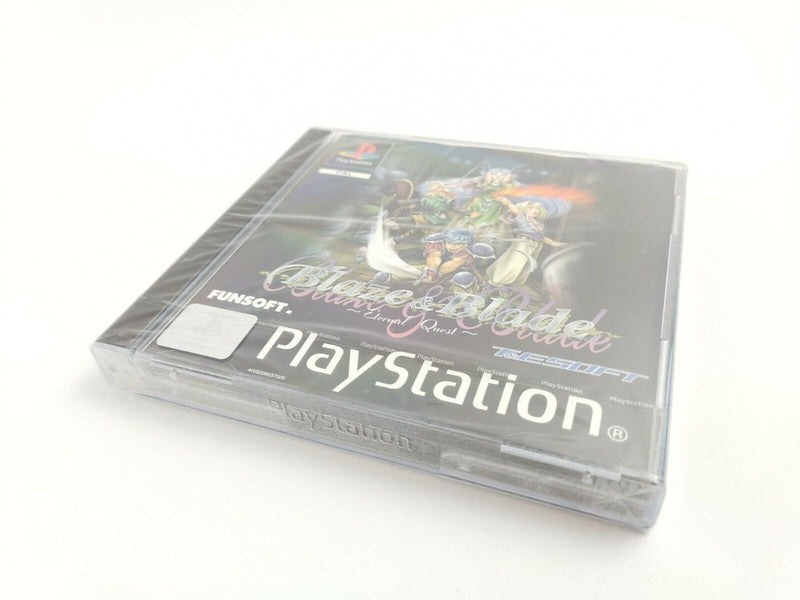 Sony Playstation 1 Spiel " Blaze & Blade Eternal Quest  " Ps1 | Sealed | Pal Neu