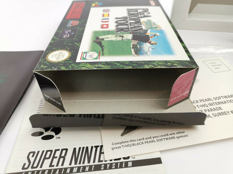 Super Nintendo Spiel " PGA European Tour " | Snes | Ovp | Pal | CIB