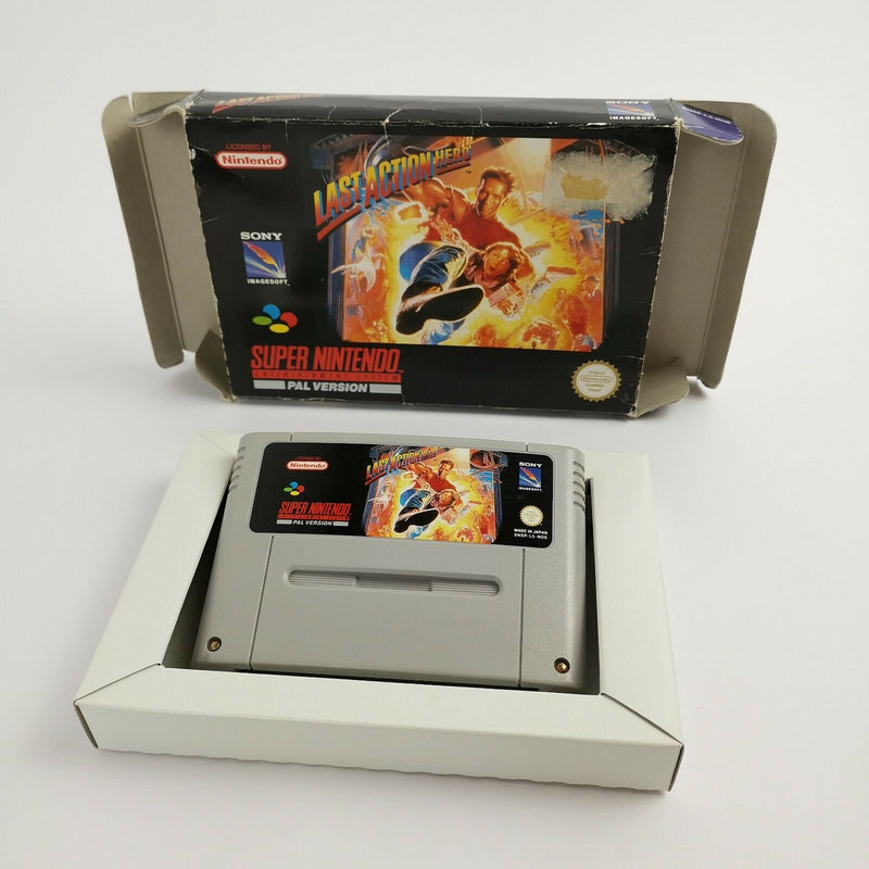 Super Nintendo game "Last Action Hero" SNES | Original packaging | PAL NOE