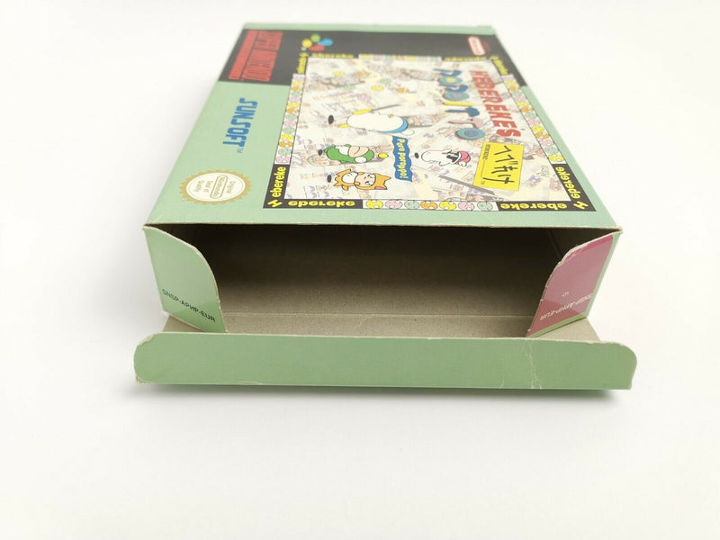 Super Nintendo Game "Heberekes Popoitto" Snes | Original packaging | Pal