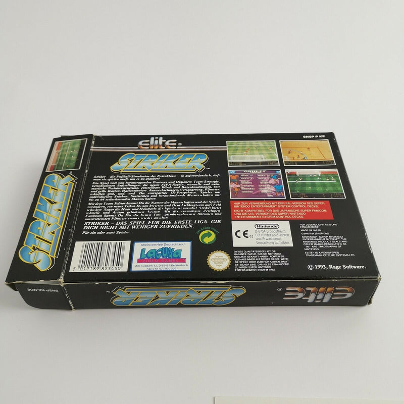 Super Nintendo game "Striker" football SNES | Original packaging | PAL NOE [2]