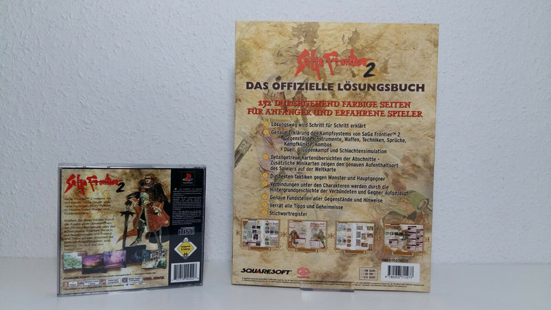 Sony Playstation 1 Spiel " Saga Frontier 2 " & official Strategy Guide
