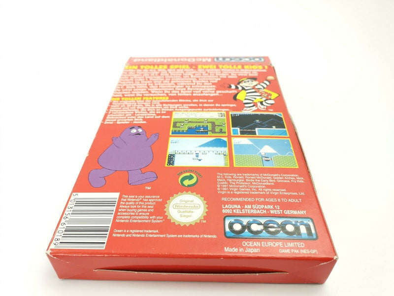 Nintendo Entertainment System Spiel " Mc Donaldland " NES | Ovp | McDonaldland
