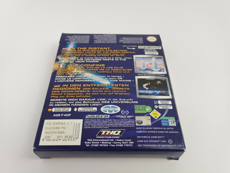 Nintendo Gameboy Advance Spiel " Iridion 3D " Game Boy GBA | OVP | PAL EUR