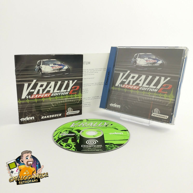 Sega Dreamcast game "V-Rally 2 Expert Edition" DC | Original packaging | PAL | motor race