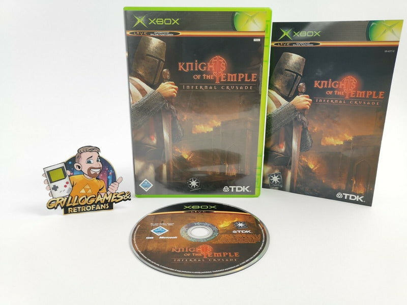 Microsoft Xbox Classic Game "Knights of The Temple Infernal Crusade" Original Box | Pal