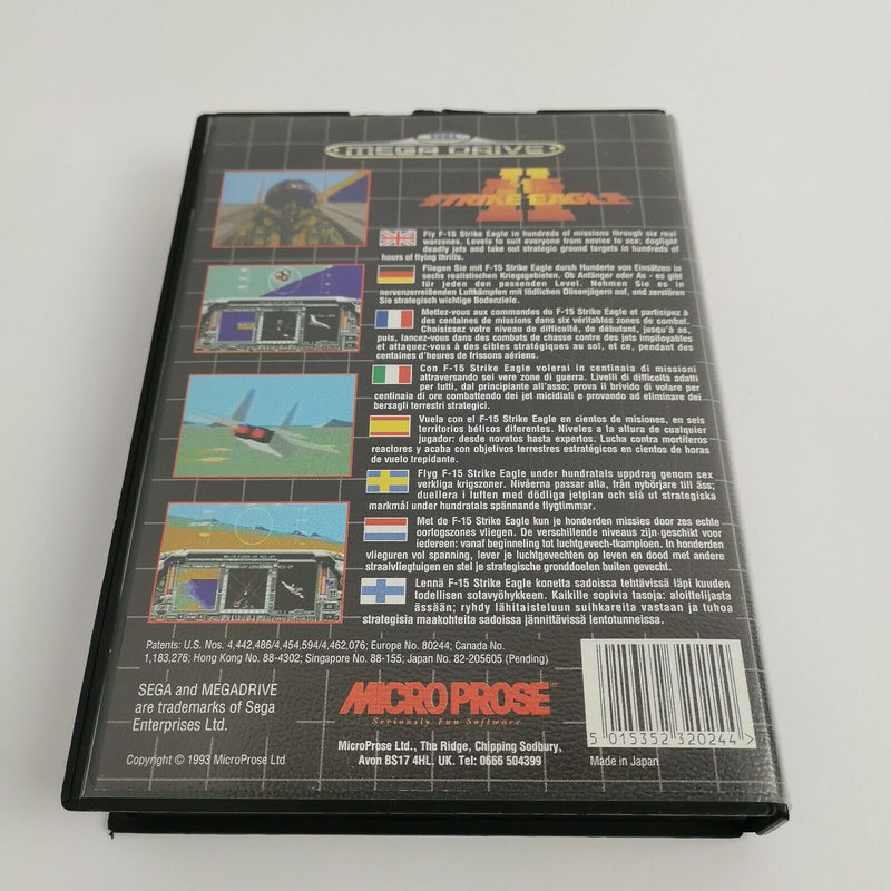 Sega Mega Drive Spiel " F-15 Strike Eagle " MD MegaDrive | OVP | PAL
