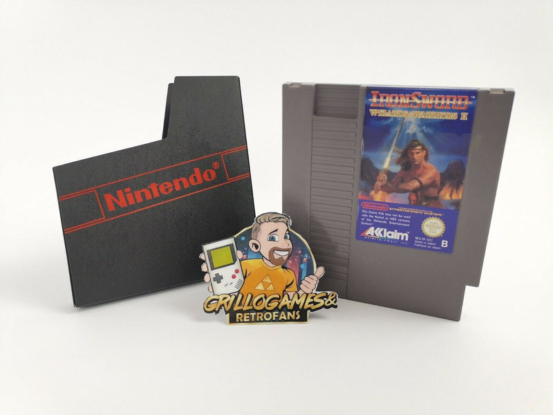 Nintendo Entertainment System Spiel " Ironsword Wizards & Warriors II 2 "NES EEC
