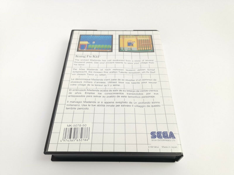 Sega Master System game "Kung Fu Kid" MasterSystem | Original packaging | PAL | KungFu