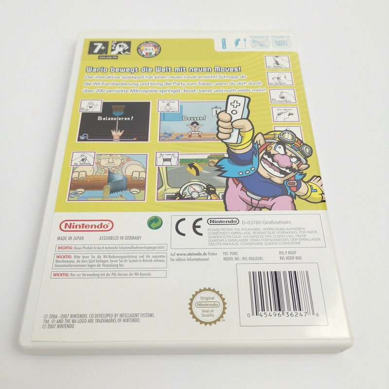 Nintendo Wii Spiel " WarioWare Smooth Moves " Wii U komp. | OVP PAL NOE Version