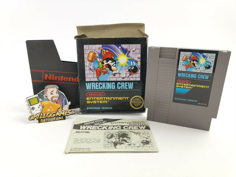 Nintendo Entertainment System Spiel " Wrecking Crew " NES | OVP | PAL EEC