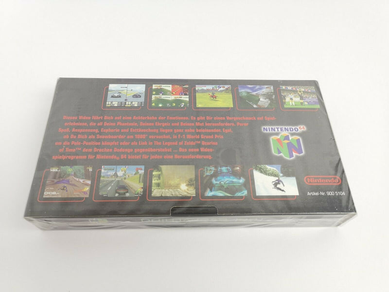 Nintendo 64 VHS promotional video | N64 | Sealed | New | Feel everything