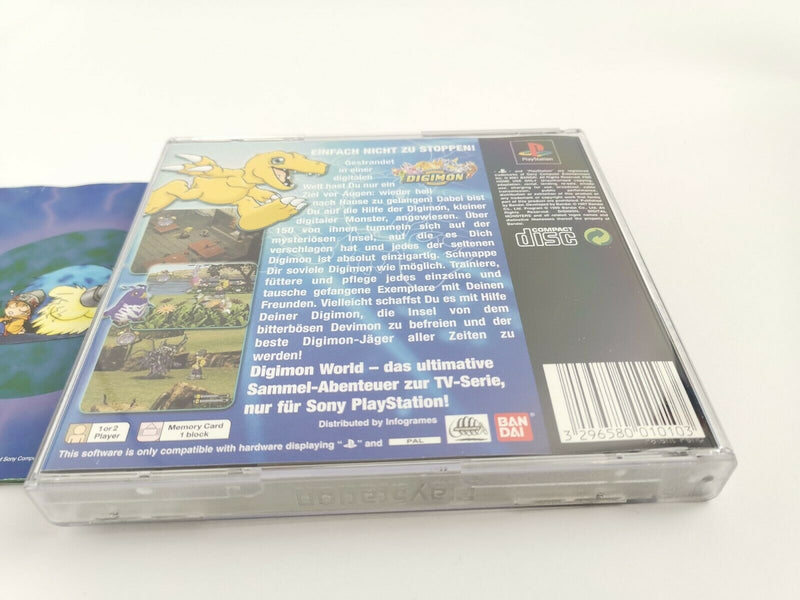Sony Playstation 1 Spiel " Digimon World & Lösungsbuch " Ps1 | Guide | Pal | Ovp