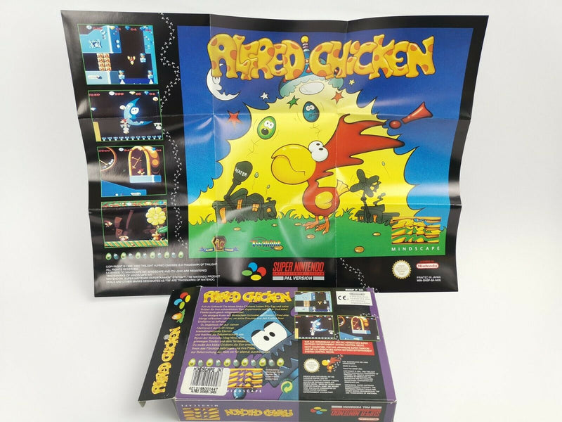 Super Nintendo Spiel " Alfred Chicken " Snes | Ovp | Pal | CIB
